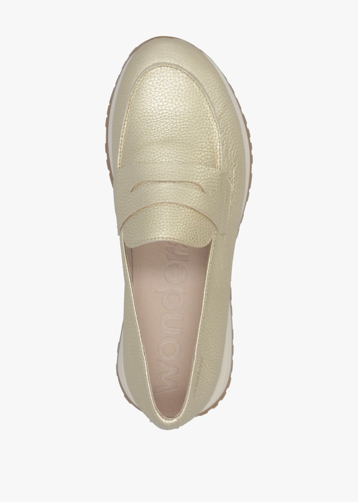 Towanda Platino Leather Loafers