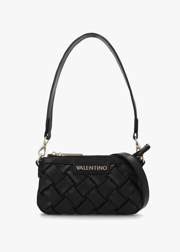 Ennis Nero Woven Shoulder Bag