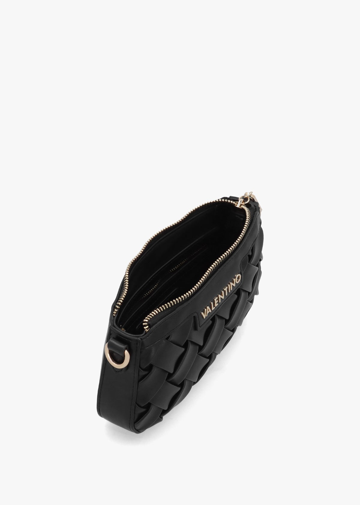 Ennis Nero Woven Shoulder Bag
