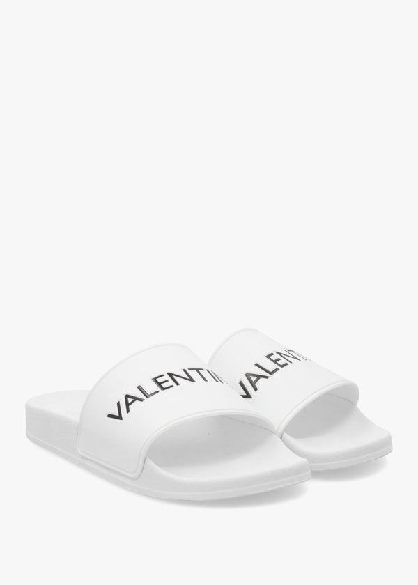 Women’s Giada White Logo Sliders