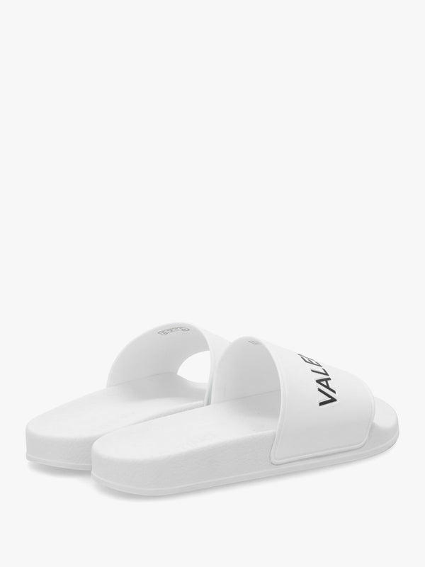 Women’s Giada White Logo Sliders
