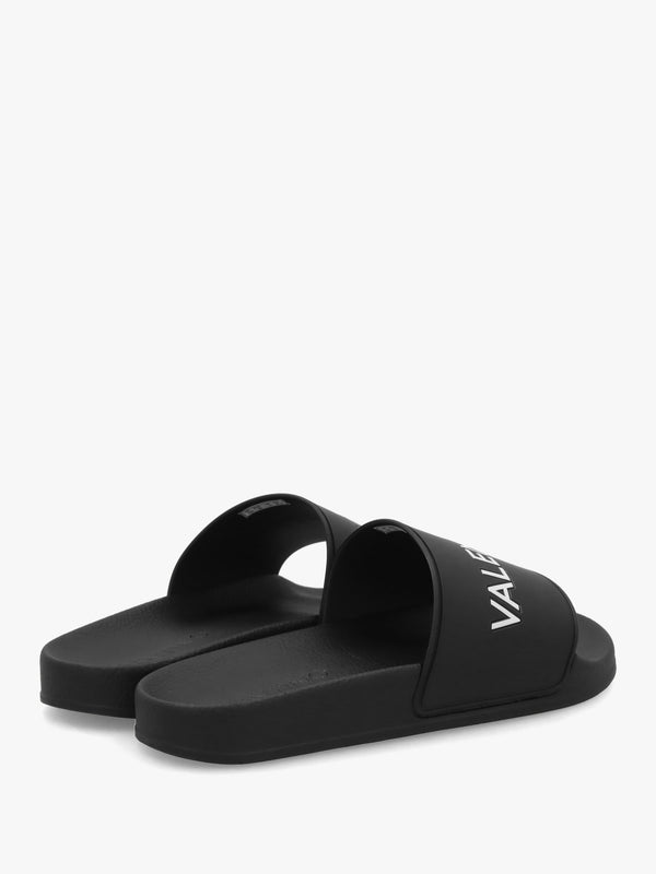 Women’s Giada Black Logo Sliders
