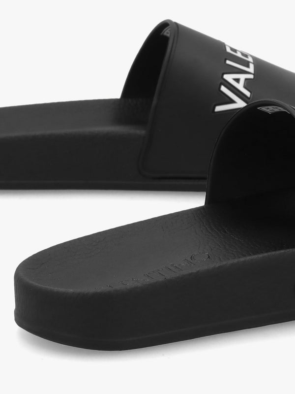 Women’s Giada Black Logo Sliders