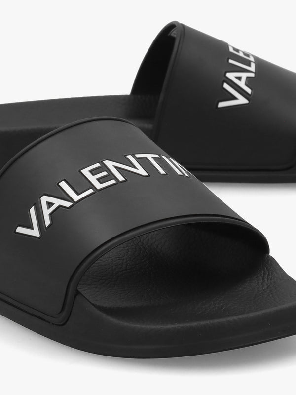 Women’s Giada Black Logo Sliders