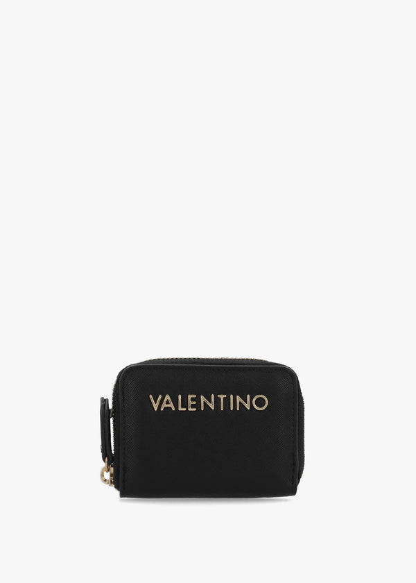 Divina Small Nero Zip Around Purse