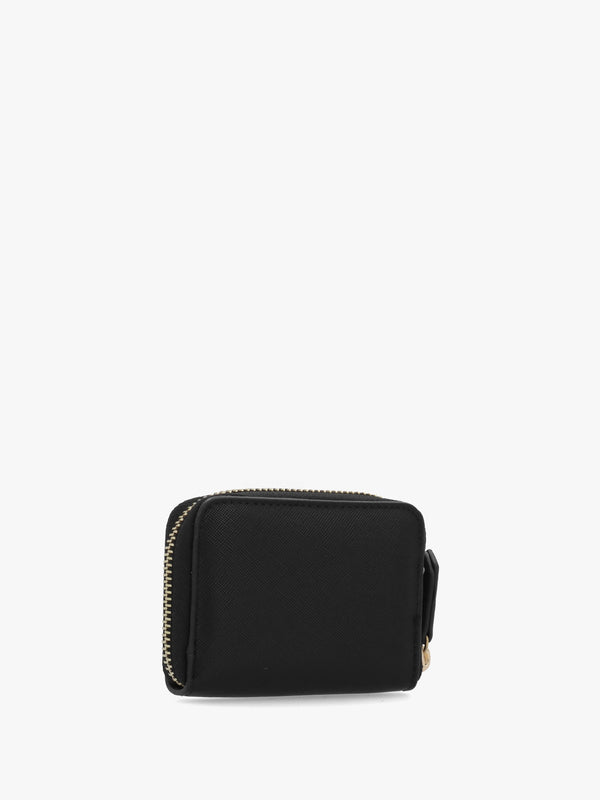 Divina Small Nero Zip Around Purse