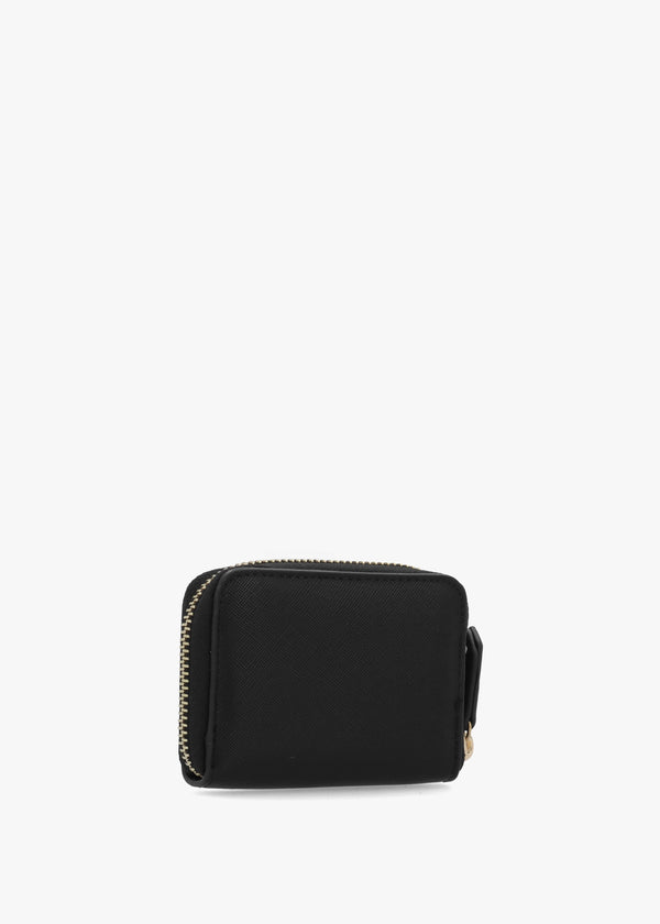 Divina Small Nero Zip Around Purse