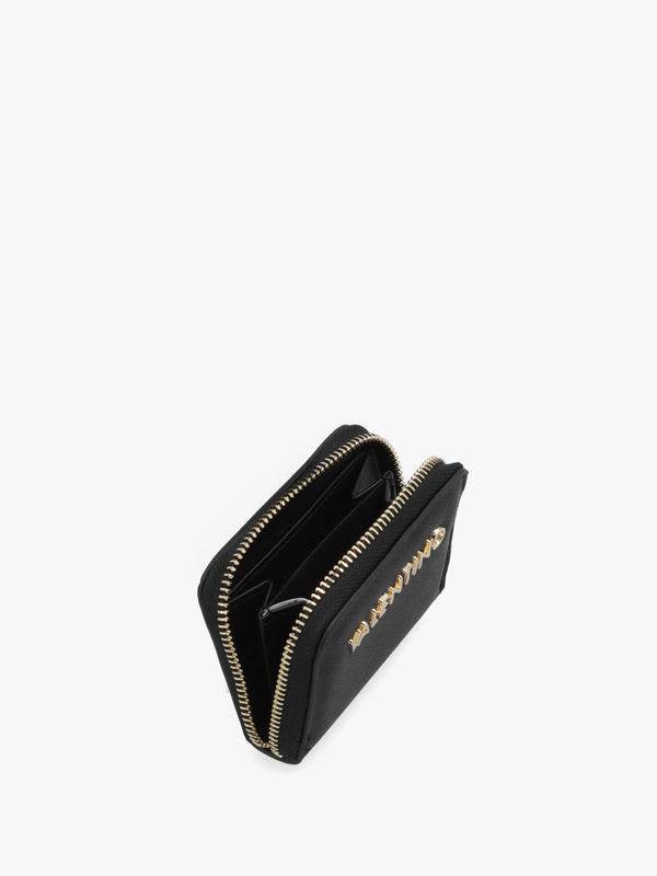 Divina Small Nero Zip Around Purse