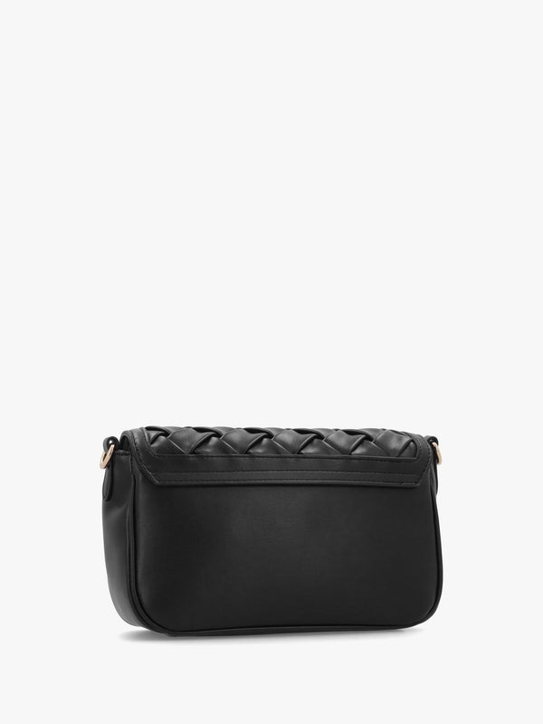 Ennis Nero Woven Shoulder Bag