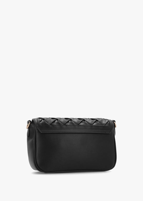 Ennis Nero Woven Shoulder Bag
