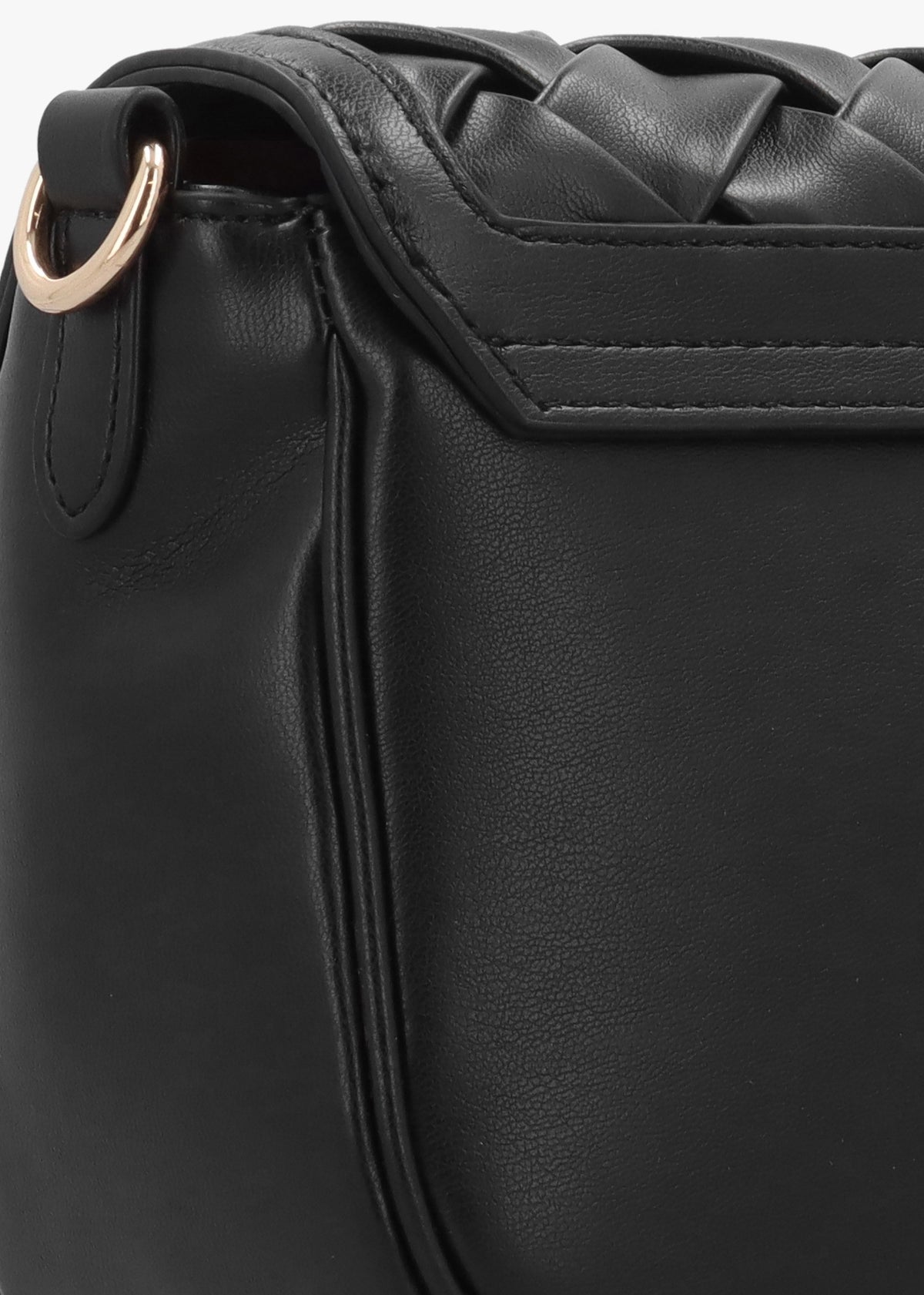 Ennis Nero Woven Shoulder Bag
