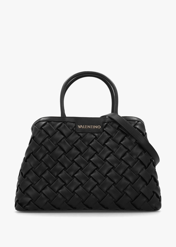 Ennis Nero Woven Shopper Bag