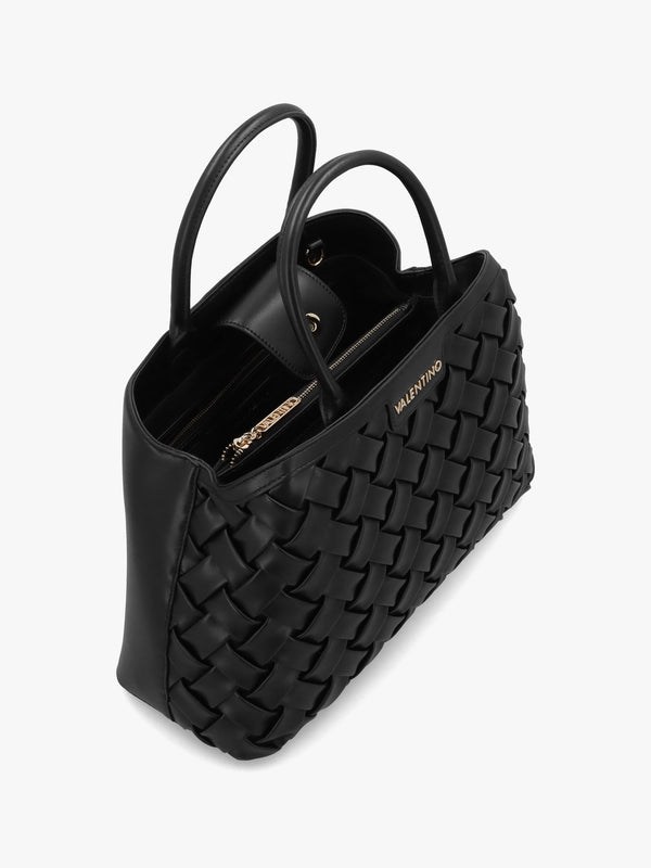 Ennis Nero Woven Shopper Bag