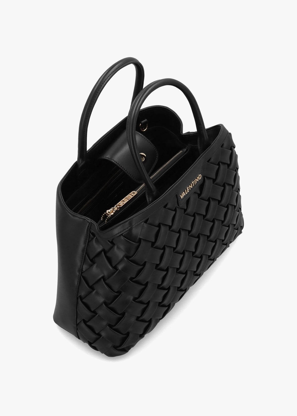 Ennis Nero Woven Shopper Bag
