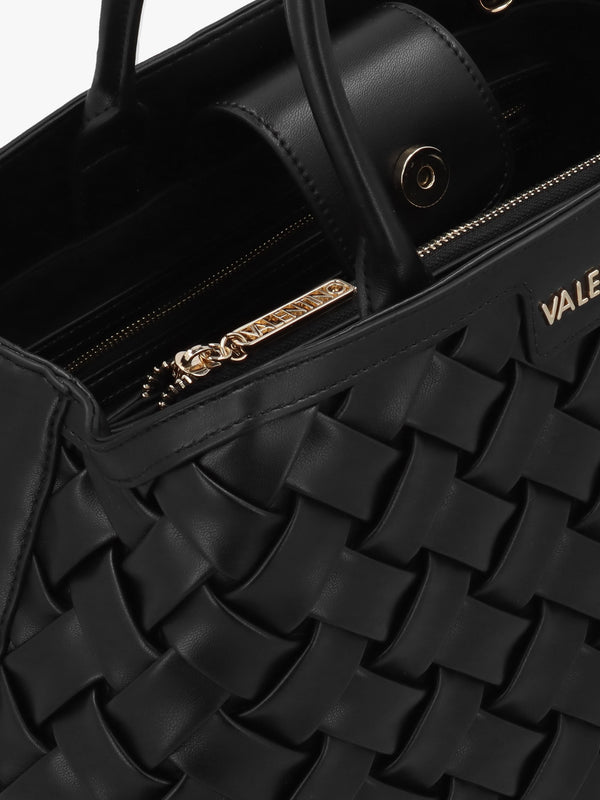 Ennis Nero Woven Shopper Bag