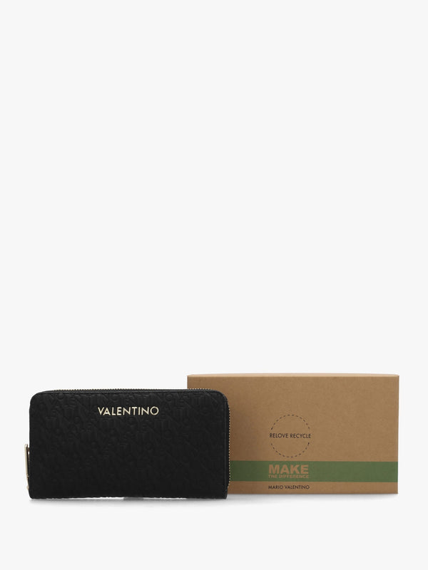 Falak Nero Zip Around Wallet