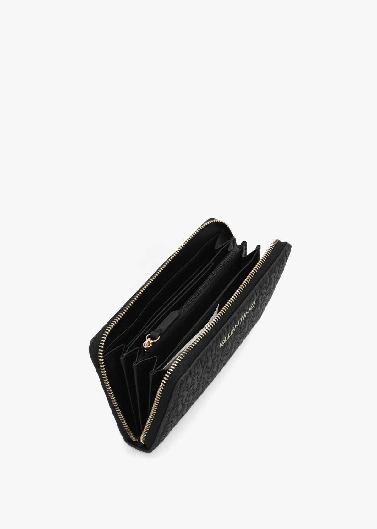 Falak Nero Zip Around Wallet