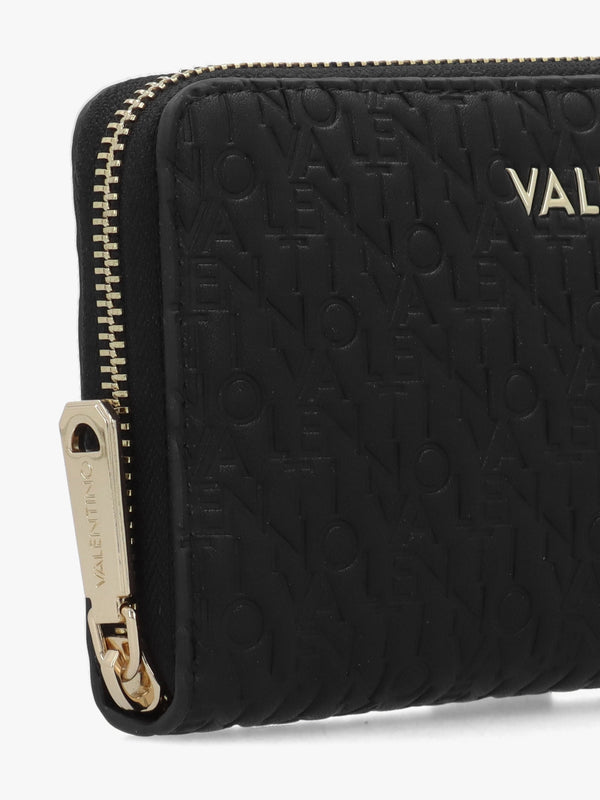 Falak Nero Zip Around Wallet
