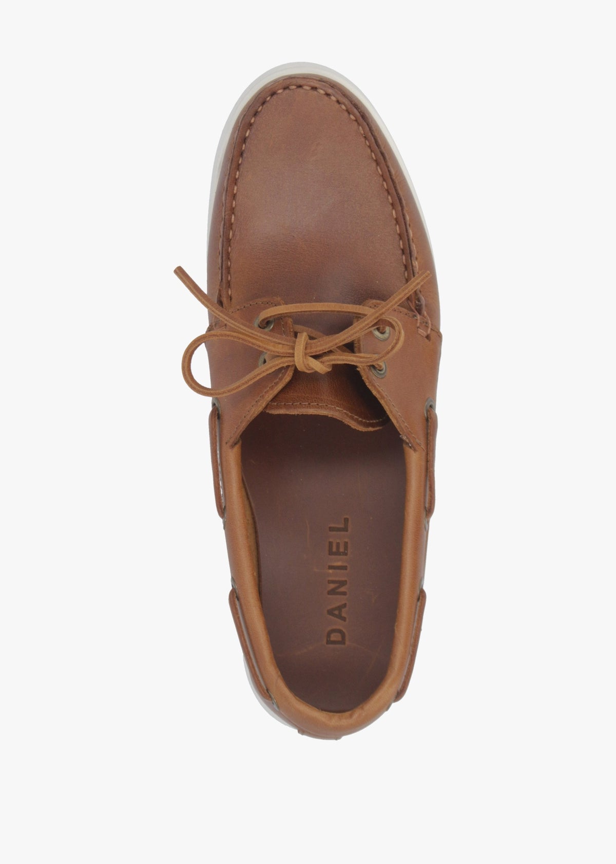 Pier Tan Leather Deck Shoes