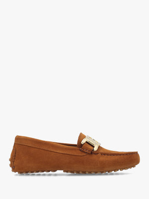 Privey Tan Suede Moccasin Loafers