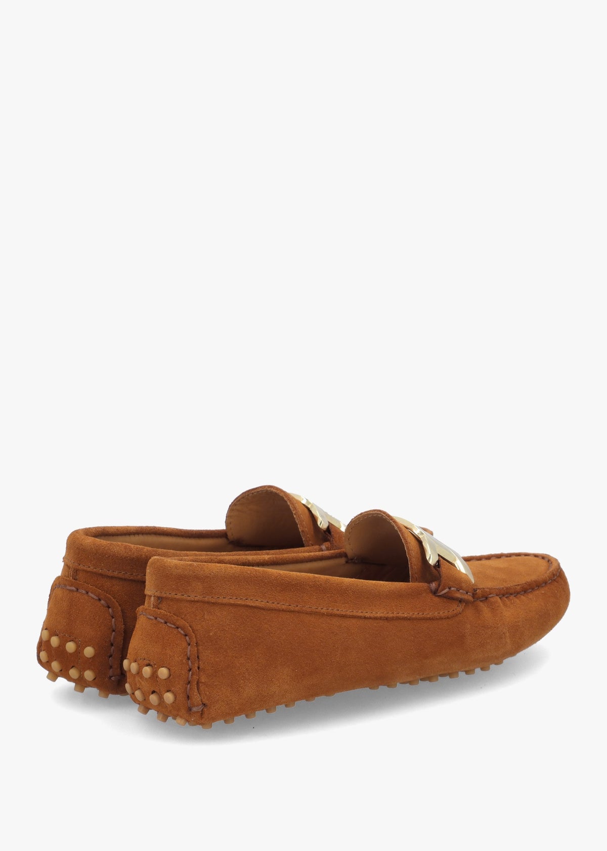Privey Tan Suede Moccasin Loafers