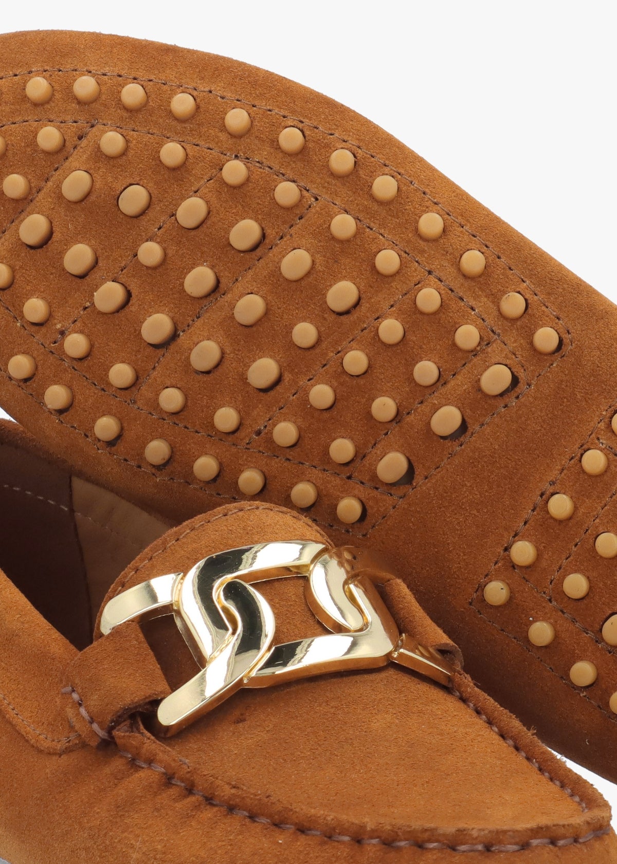 Privey Tan Suede Moccasin Loafers