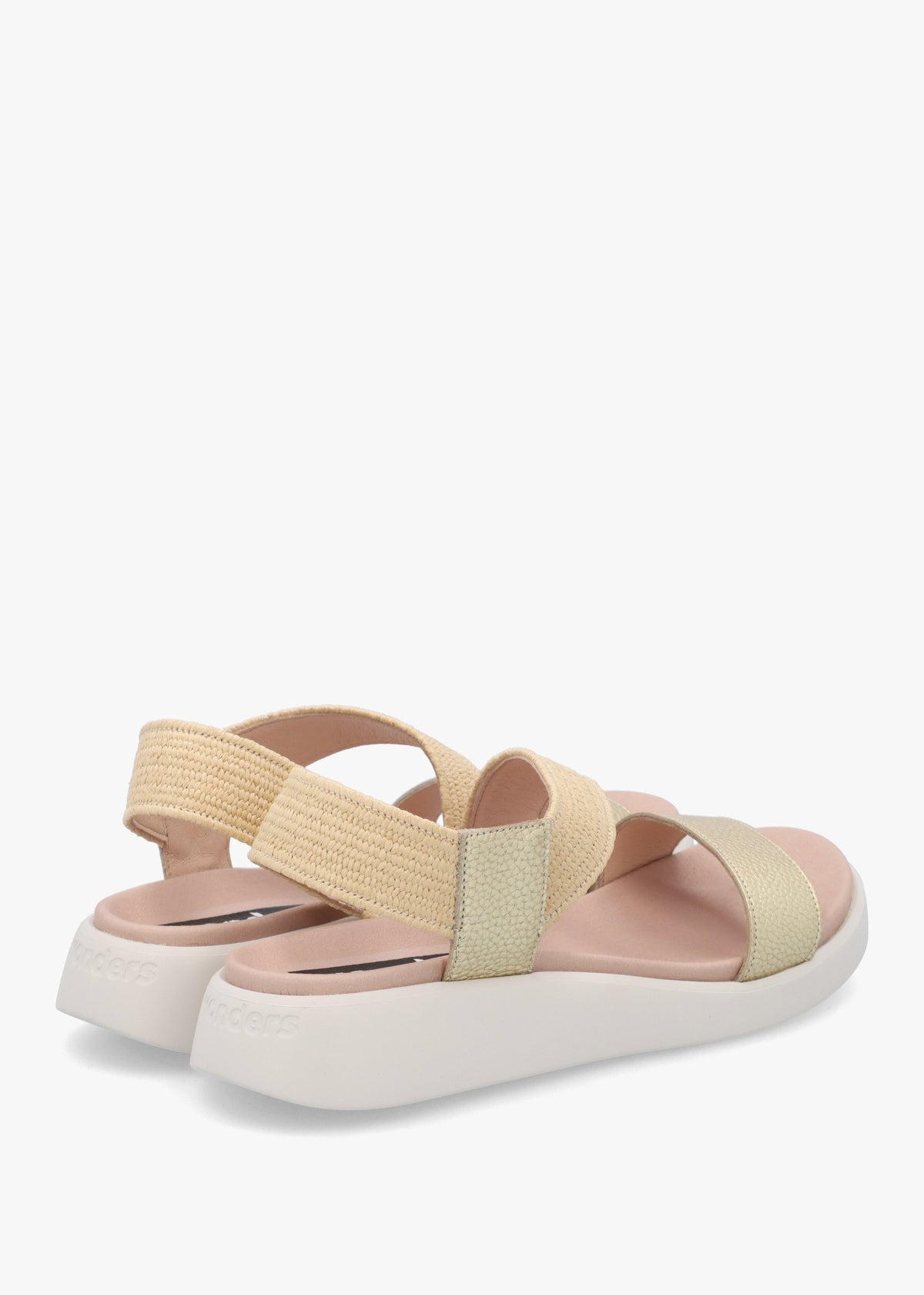 Mar 53 Platino Leather Sandals
