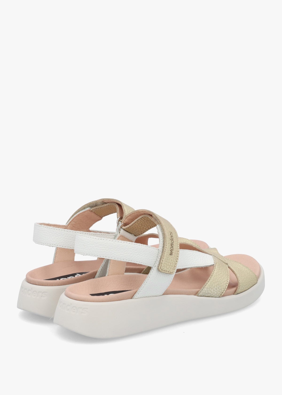 Mar 52 Platino Leather Sandals