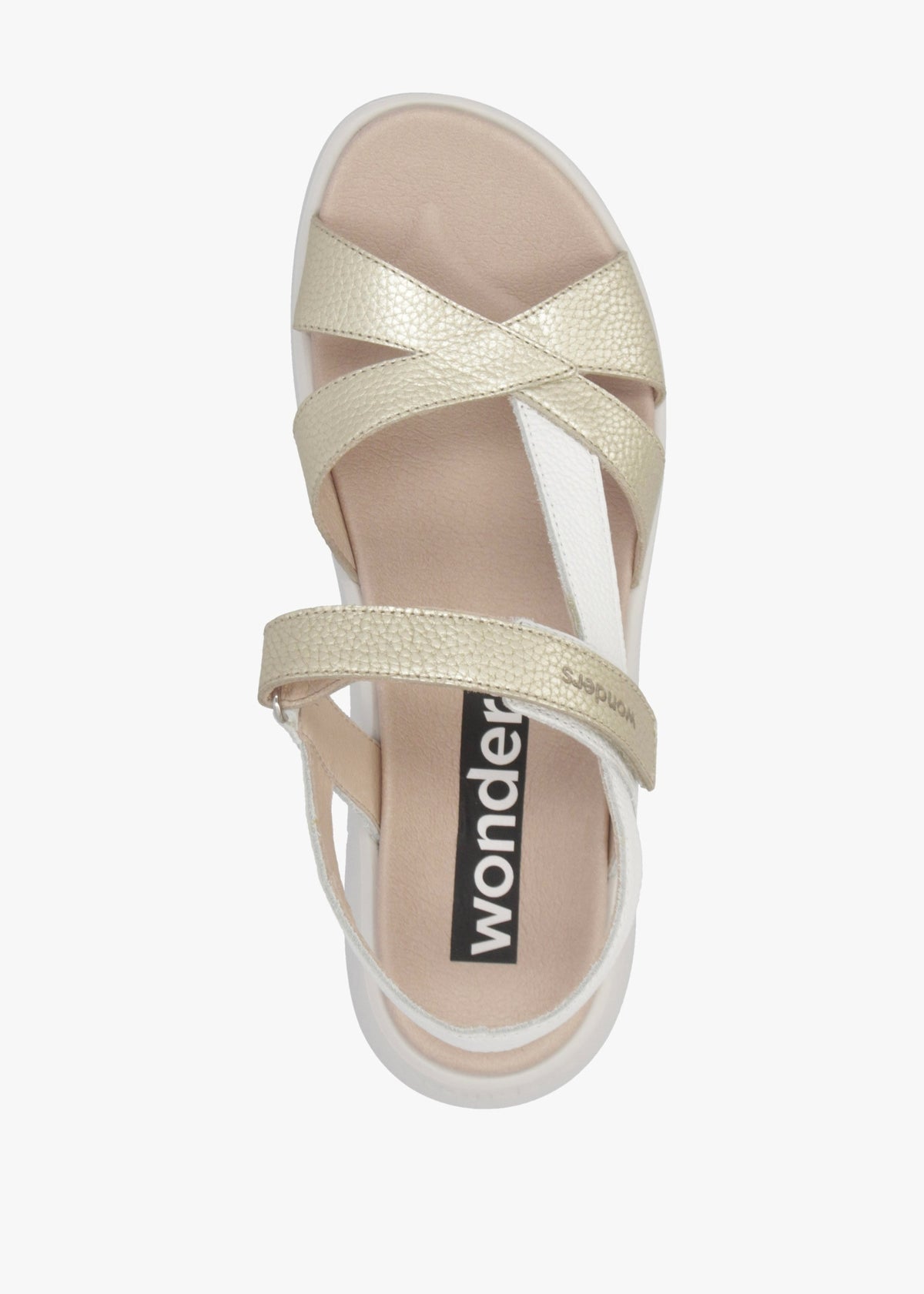 Mar 52 Platino Leather Sandals