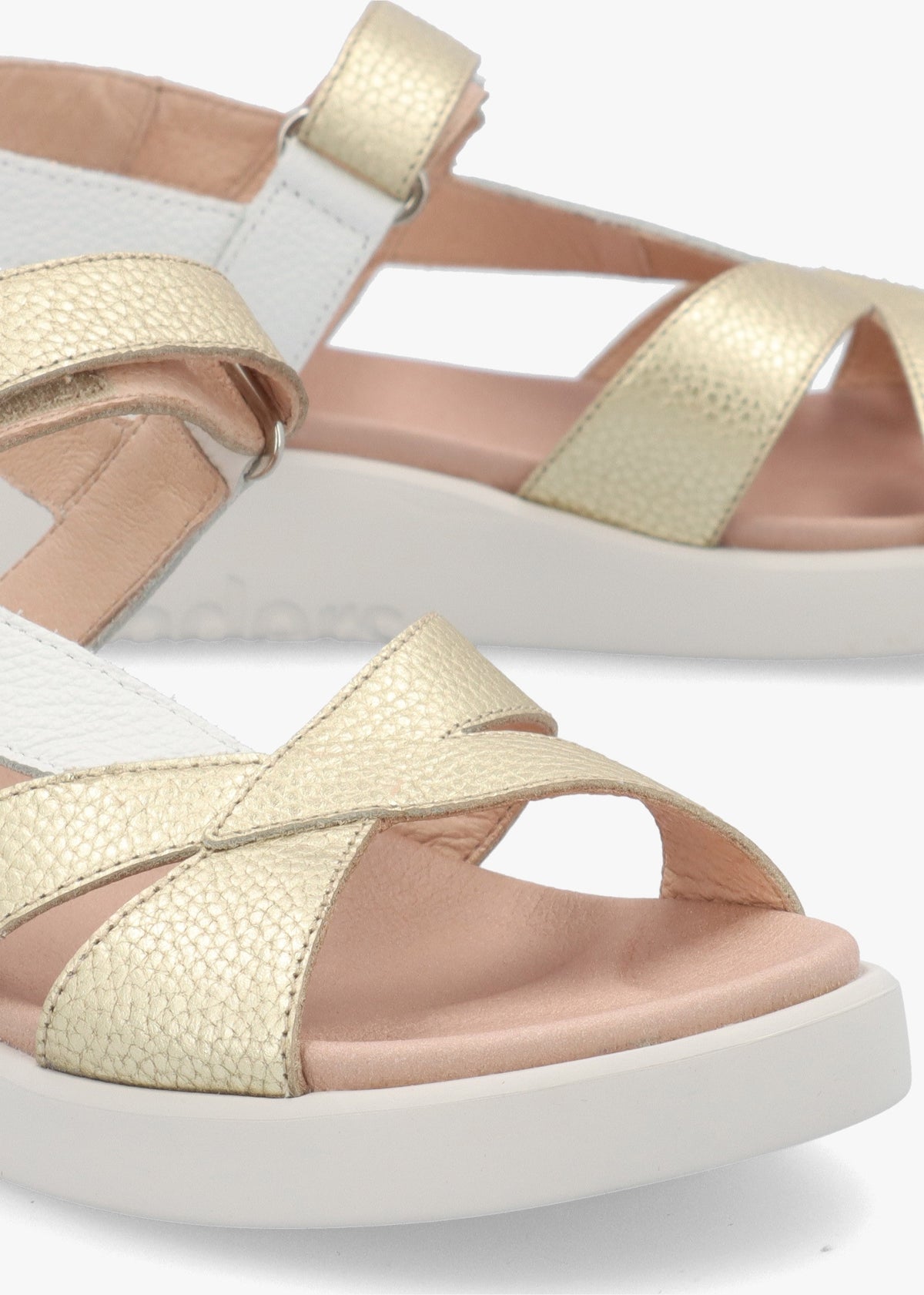 Mar 52 Platino Leather Sandals