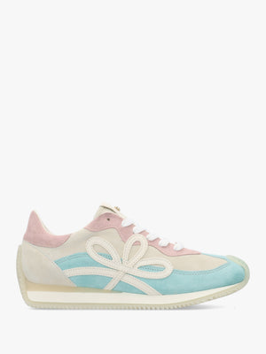 Movie Blue & Pink Suede Runner Trainers