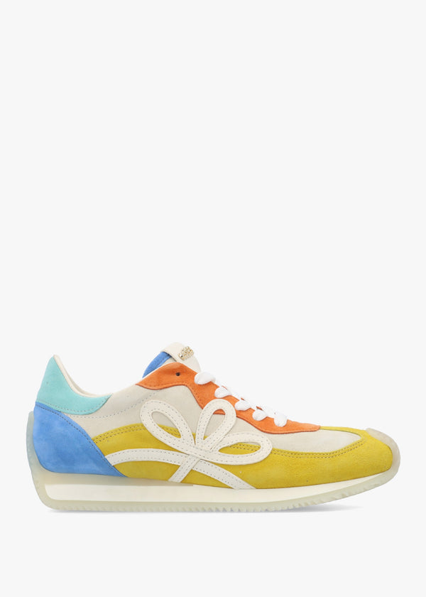Movie Yellow Multi Suede Runner Trainers