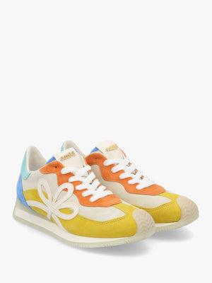 Movie Yellow Multi Suede Runner Trainers