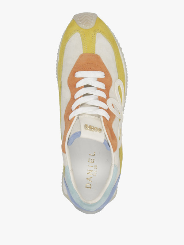 Movie Yellow Multi Suede Runner Trainers