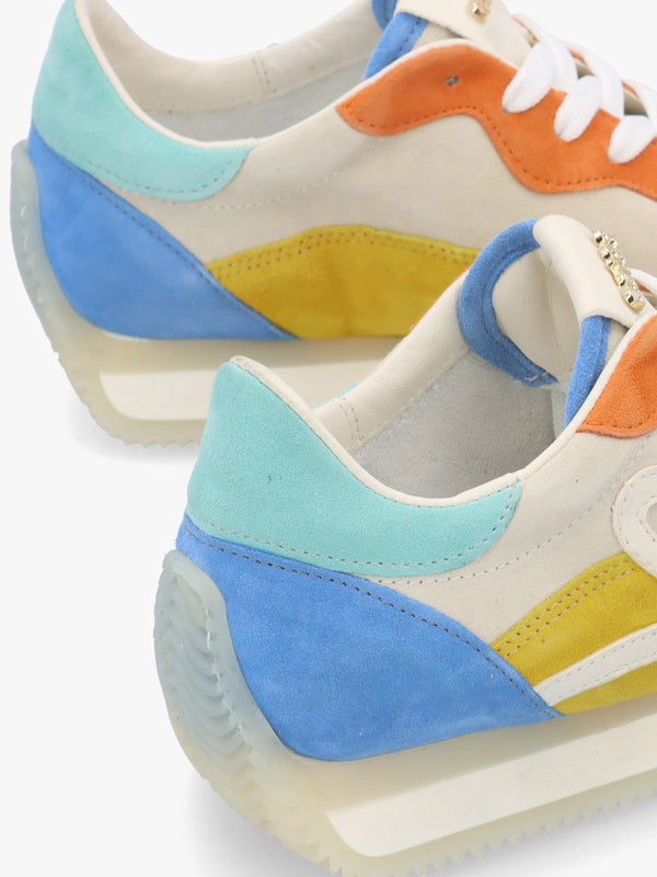 Movie Yellow Multi Suede Runner Trainers