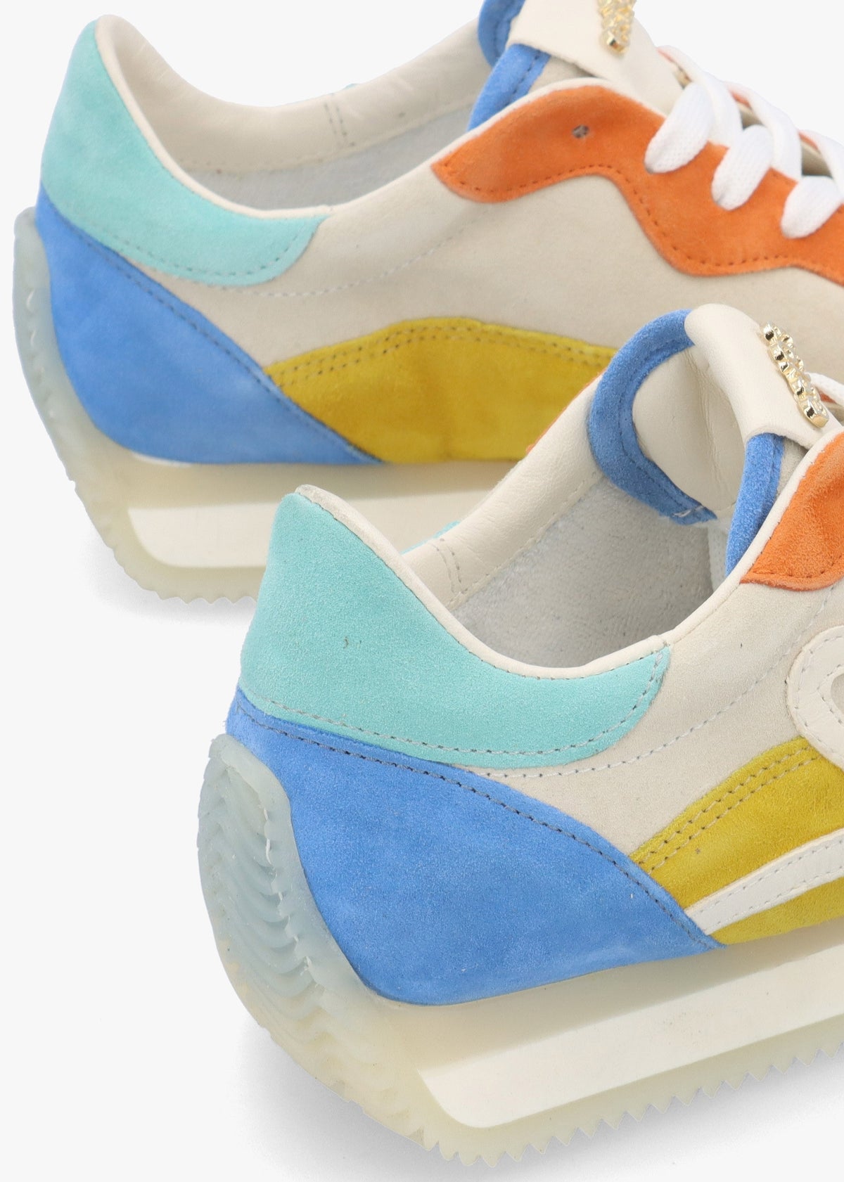 Movie Yellow Multi Suede Runner Trainers