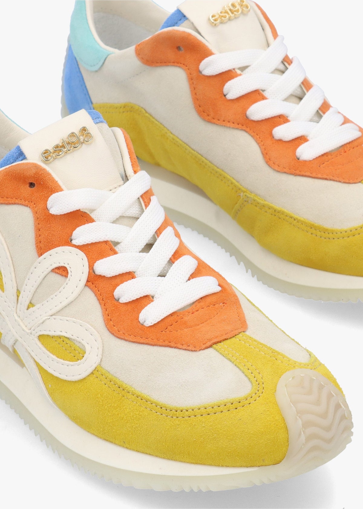 Movie Yellow Multi Suede Runner Trainers