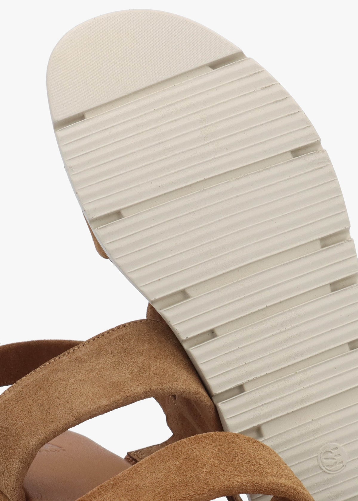 Netty Tan Suede Chunky Sandals