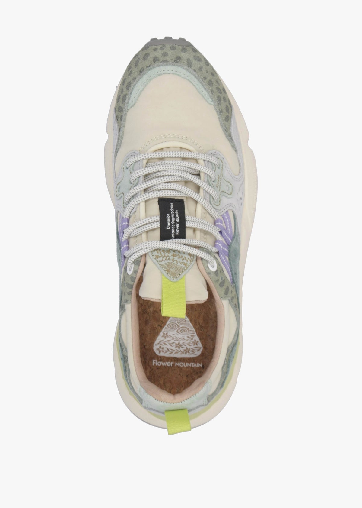 Women's Yamano 3 Taupe Green Bottle Suede Trainers