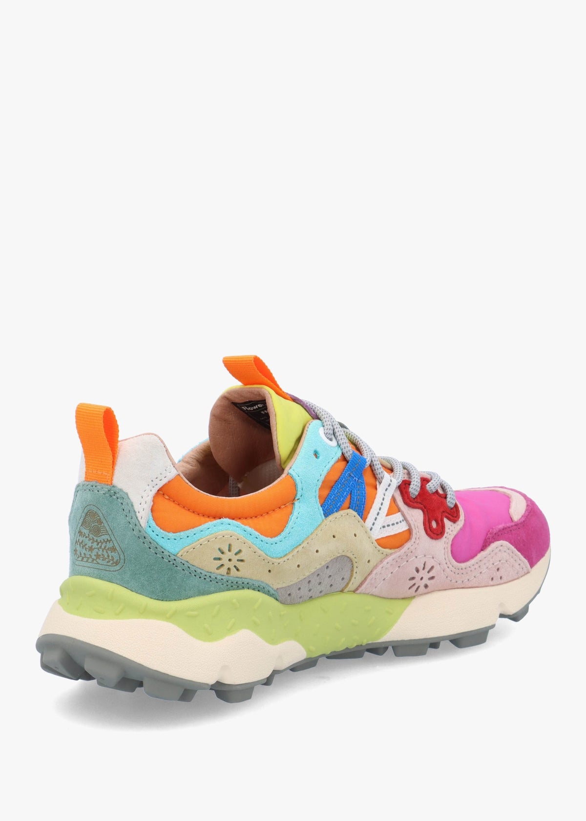 Women's Yamano 3 Fuchsia Pink Multi Suede Trainers