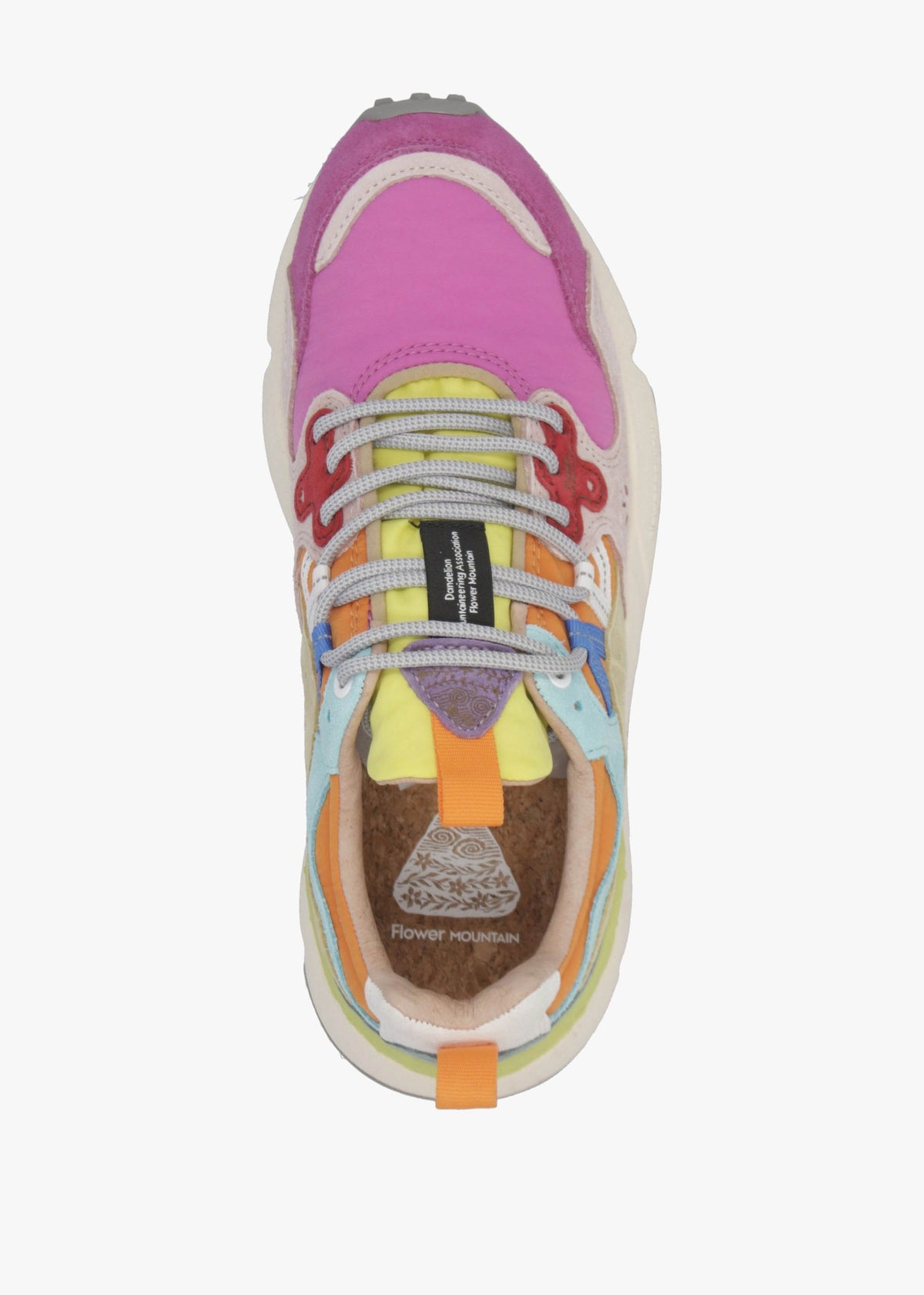 Women's Yamano 3 Fuchsia Pink Multi Suede Trainers