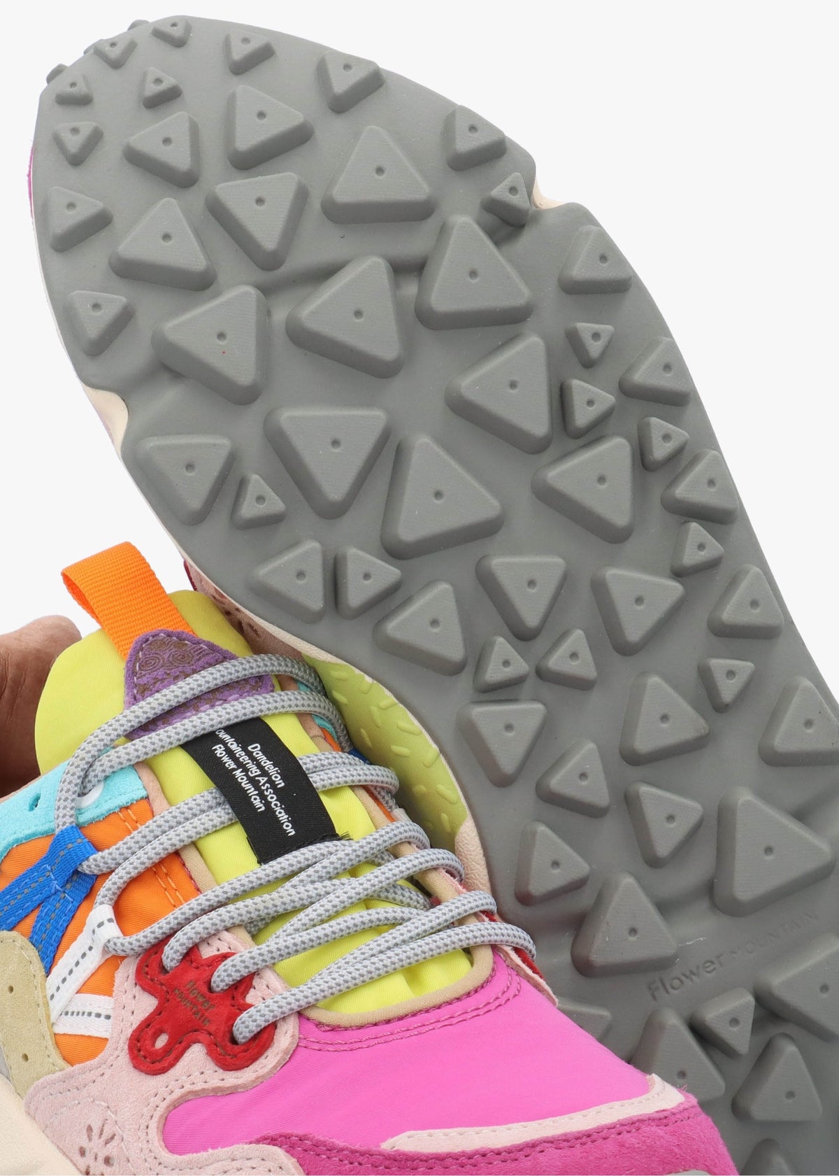 Women's Yamano 3 Fuchsia Pink Multi Suede Trainers