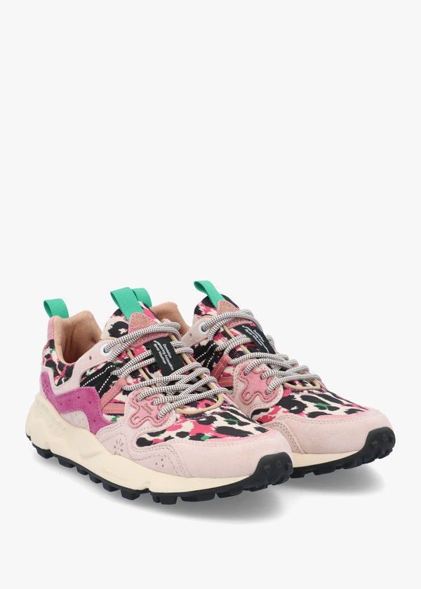 Women's Yamano 3 Pink Fuchsia Suede Trainers