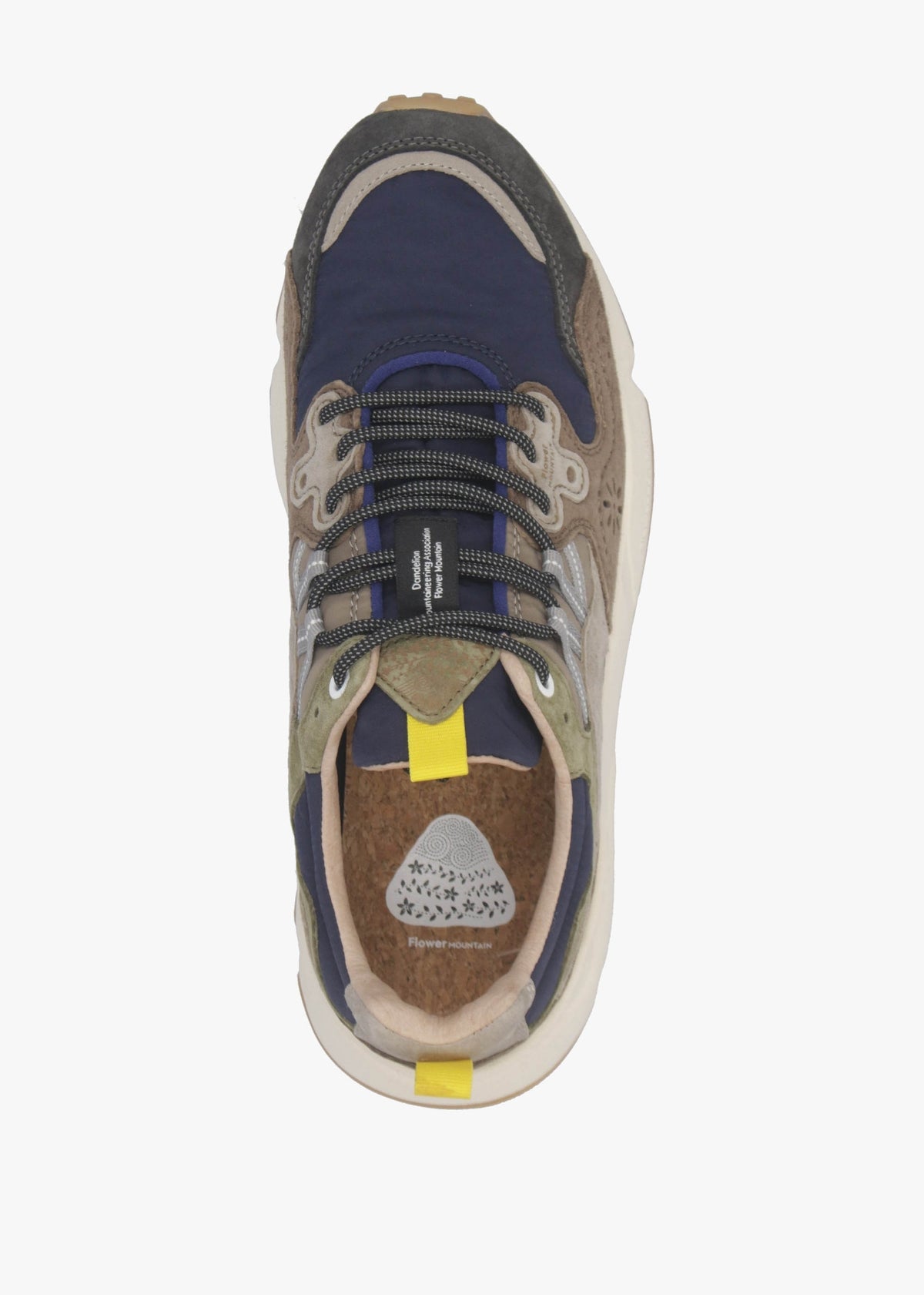 Men’s Yamano 3 Dark Grey Brown Nylon & Suede Trainers