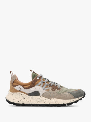 Men’s Yamano 3 Grey Onion Nylon & Suede Trainers