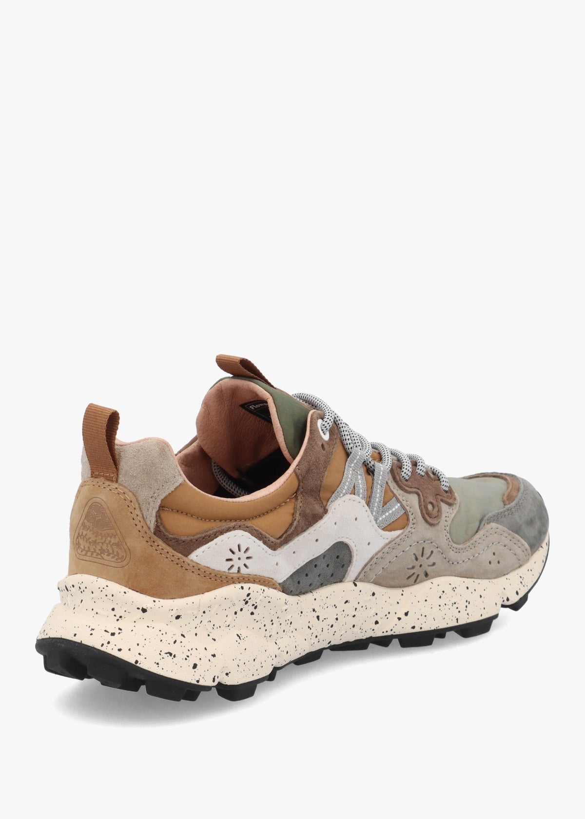Men’s Yamano 3 Grey Onion Nylon & Suede Trainers