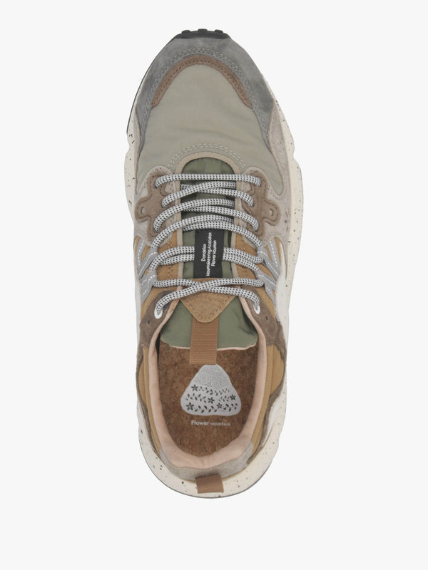 Men’s Yamano 3 Grey Onion Nylon & Suede Trainers