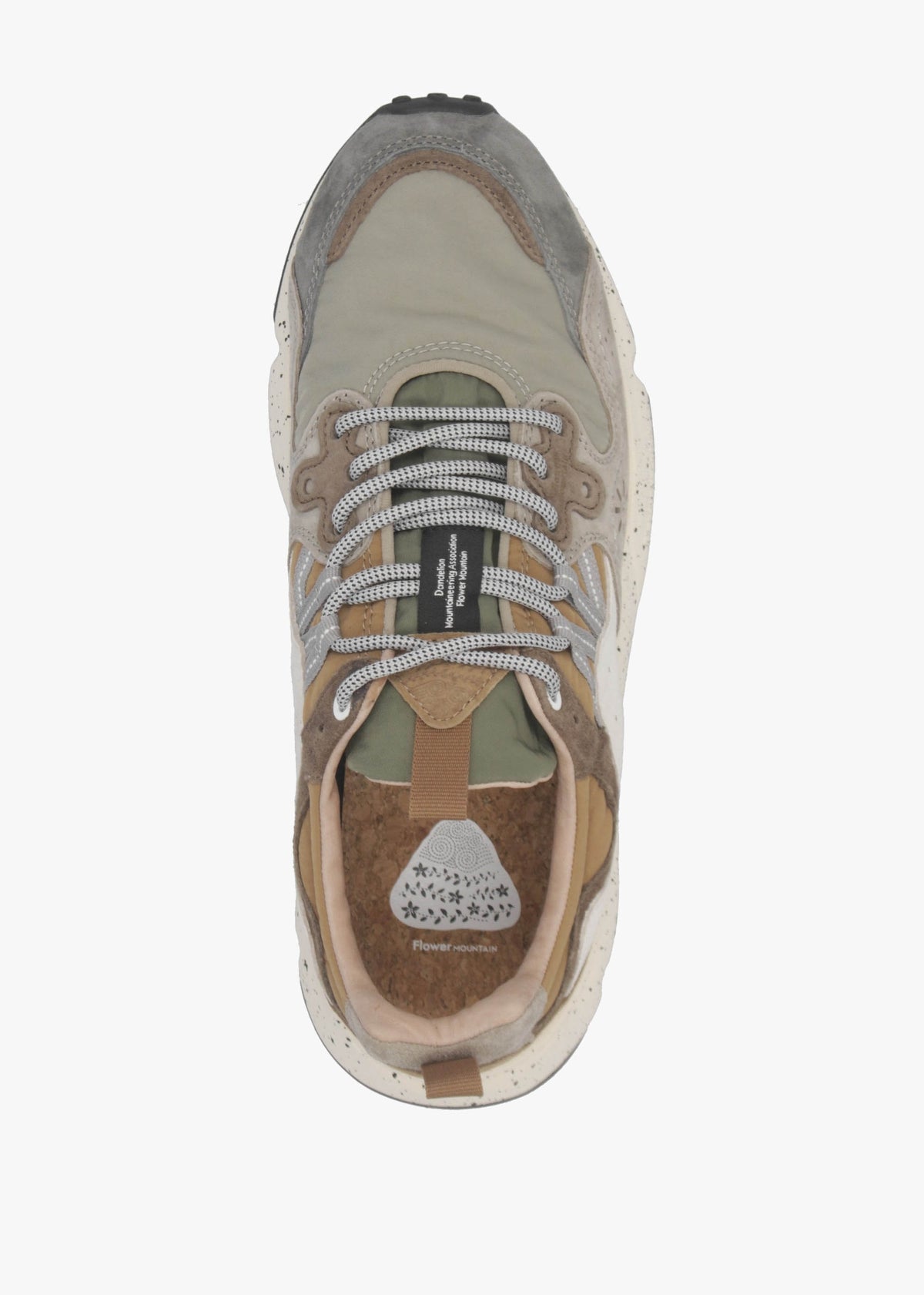 Men’s Yamano 3 Grey Onion Nylon & Suede Trainers