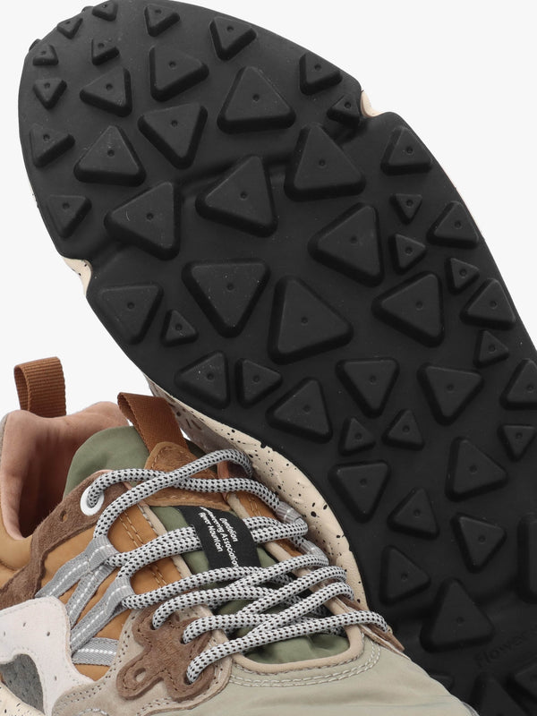 Men’s Yamano 3 Grey Onion Nylon & Suede Trainers