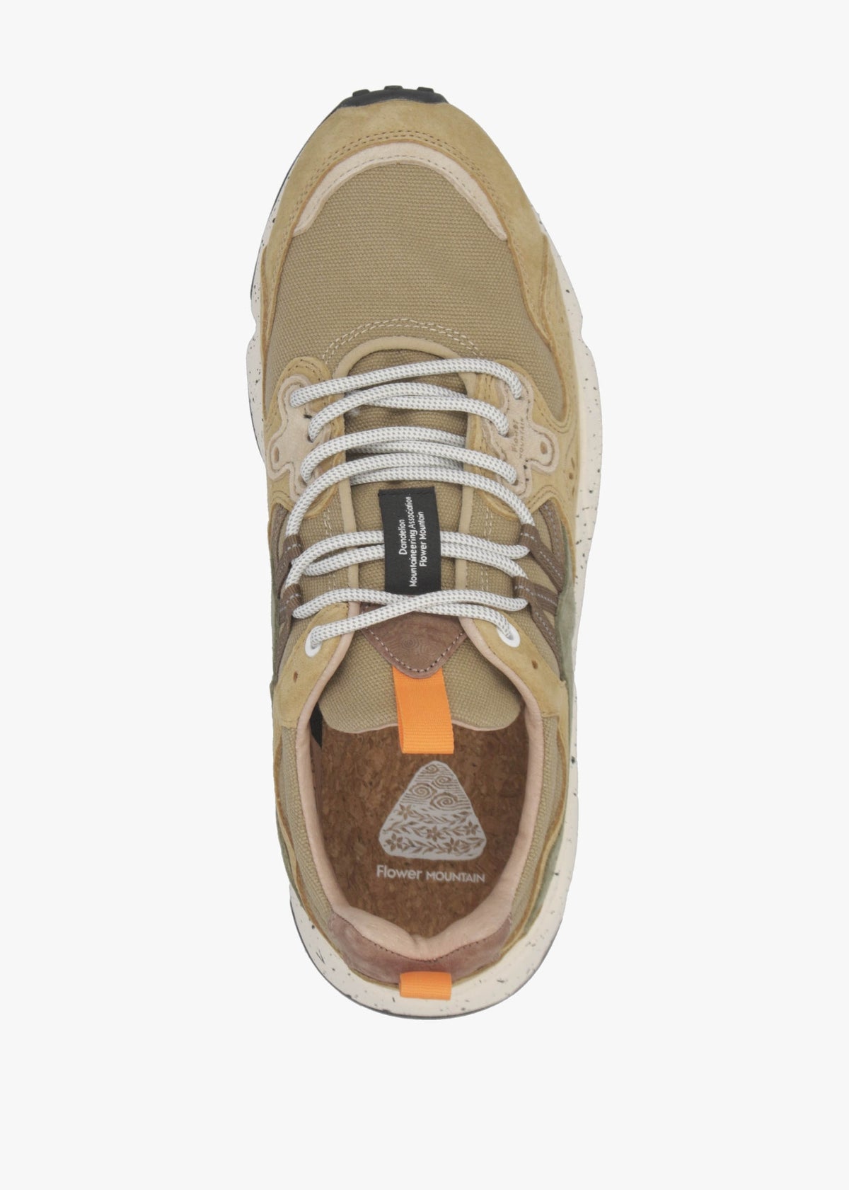 Men’s Yamano 3 Kaki Military Canvas & Suede Trainers